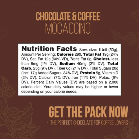 Barra de chocolate con leche - Mocachino - Imagen 2