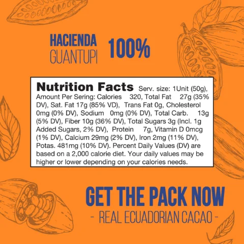 Barra de chocolate Single Origin -100% Cacao - Imagen 2