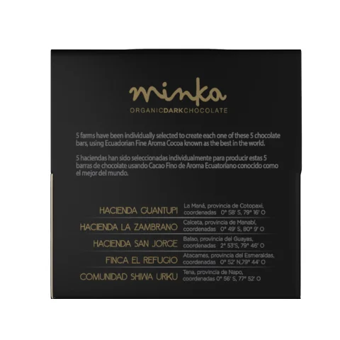 PACK x 5 - Barras de chocolate  surtido - Single Origin - Imagen 2