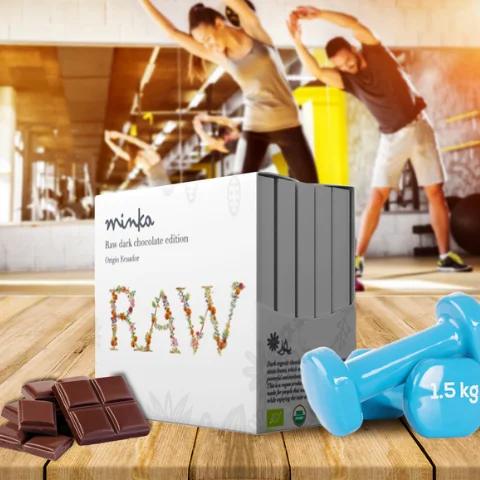 PACK x 5 - Barras de chocolate surtido - RAW - Imagen 3