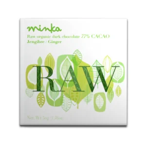 Barra de chocolate RAW con Jengibre