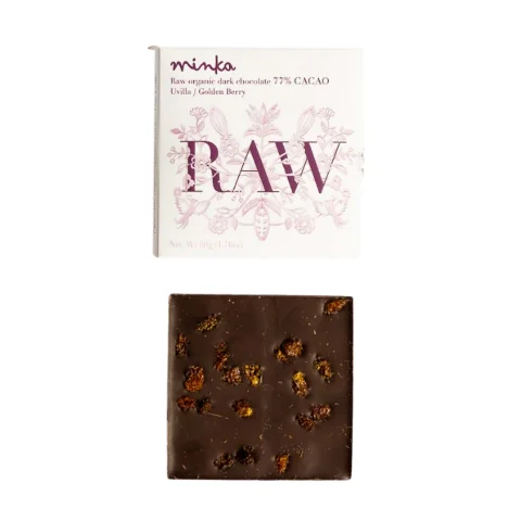 Barra de chocolate RAW con Uvilla - Imagen 3