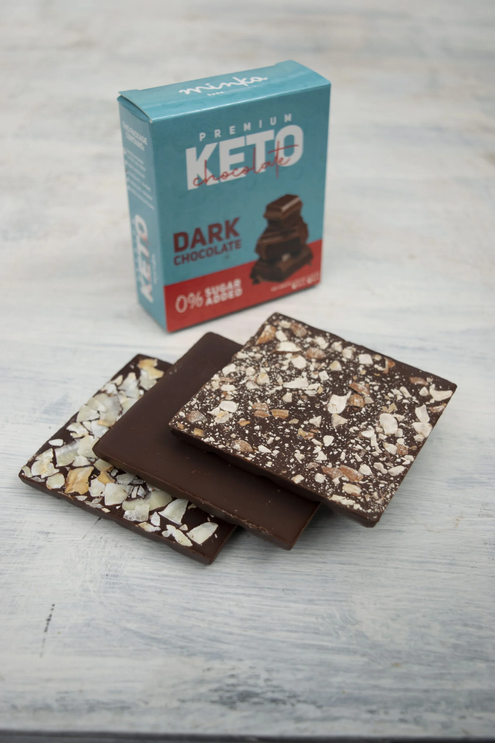 Barra de chocolate puro keto sin azúcar - Imagen 3